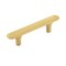 Hickory Hardware Maven Collection Pull 3 Inch Center to Center Brushed Golden Brass Finish H078778BGB - alternate 2